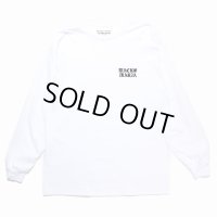 WACKO MARIA/LONG SLEEVE T-SHIRT（WHITE）［刺繍長袖T-24秋冬］