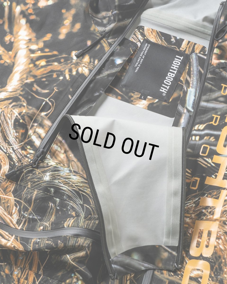 画像5: 【30%OFF】TIGHTBOOTH/3 LAYER MOUNTAIN PARKA（Wire Camo）［3レイヤーマウンテンパーカー-24秋冬］ (5)