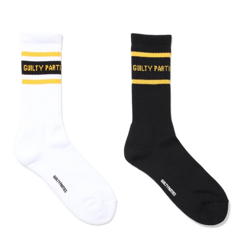 画像1: WACKO MARIA/LOGO JACQUARD SOCKS（各色）［ロゴジャガードソックス-24秋冬］