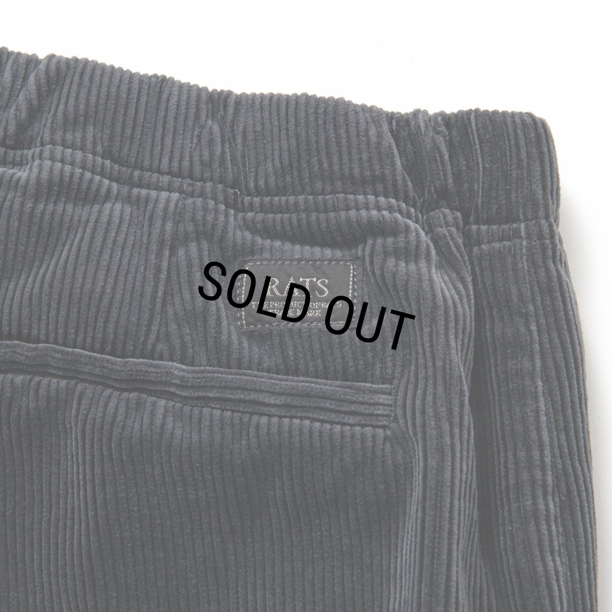 画像6: RATS/CORDUROY EASY PANTS（CHARCOAL）［コーデュロイイージーパンツ-24秋冬］ (6)