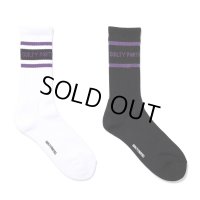WACKO MARIA/LOGO JACQUARD SOCKS（各色）［ロゴジャガードソックス-24秋冬］