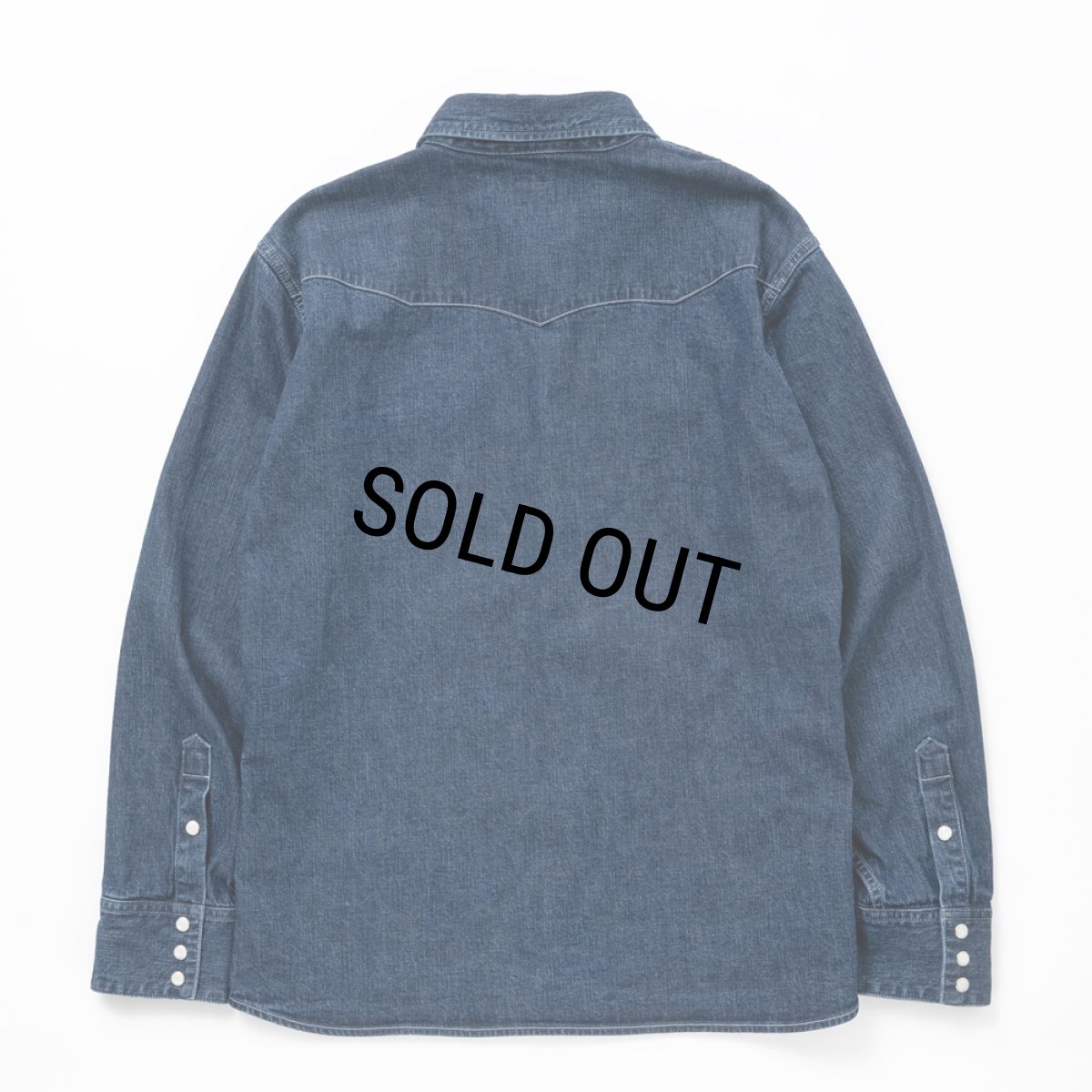画像2: 【40%OFF】RATS/DENIM SHIRT（INDIGO）［デニムシャツ-24秋冬］ (2)