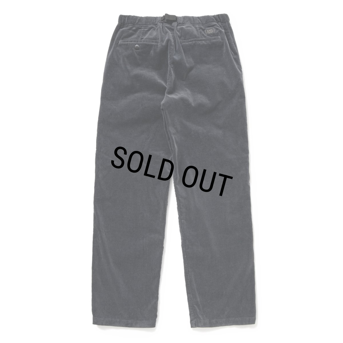 画像2: RATS/CORDUROY EASY PANTS（CHARCOAL）［コーデュロイイージーパンツ-24秋冬］ (2)