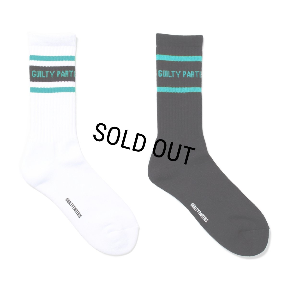 画像1: WACKO MARIA/LOGO JACQUARD SOCKS（各色）［ロゴジャガードソックス-24秋冬］ (1)