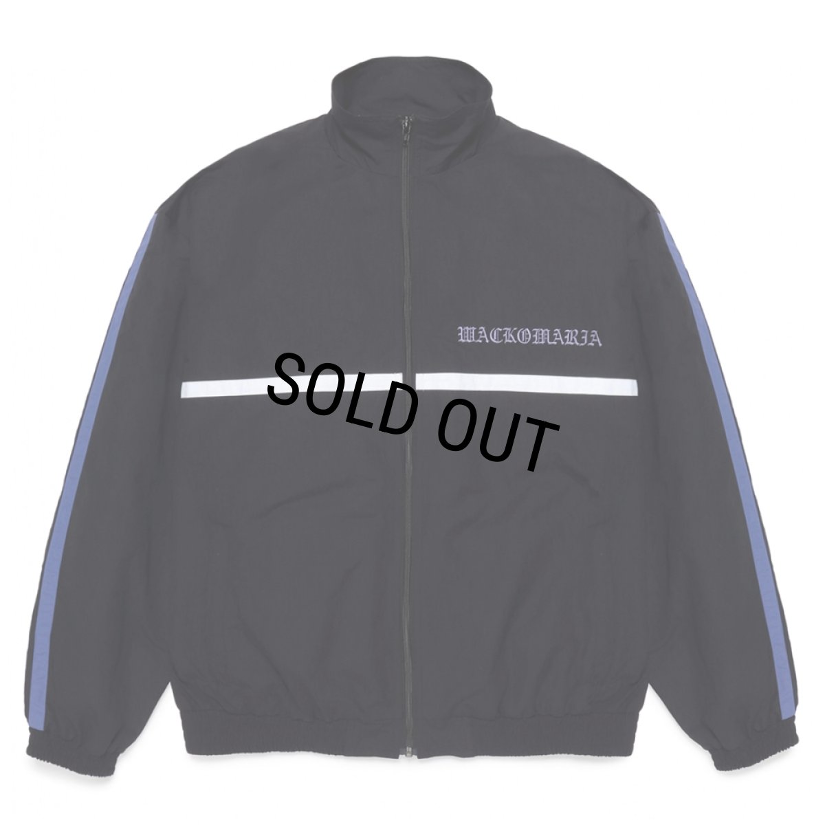 画像1: WACKO MARIA/NYLON TRACK JACKET（BLACK）［ナイロントラックJKT-24秋冬］ (1)