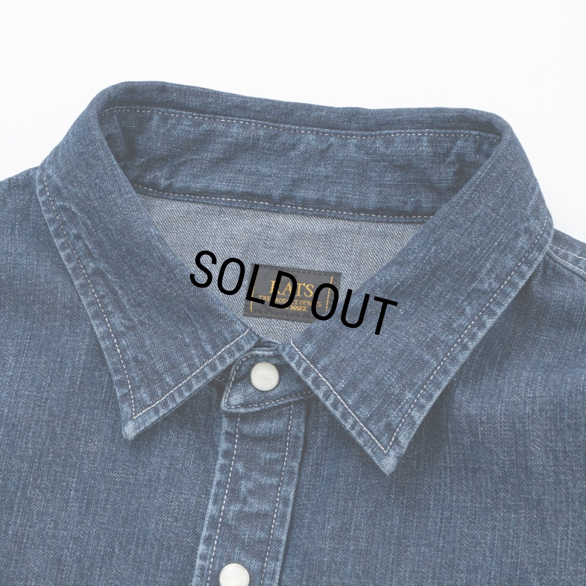 画像3: 【40%OFF】RATS/DENIM SHIRT（INDIGO）［デニムシャツ-24秋冬］ (3)