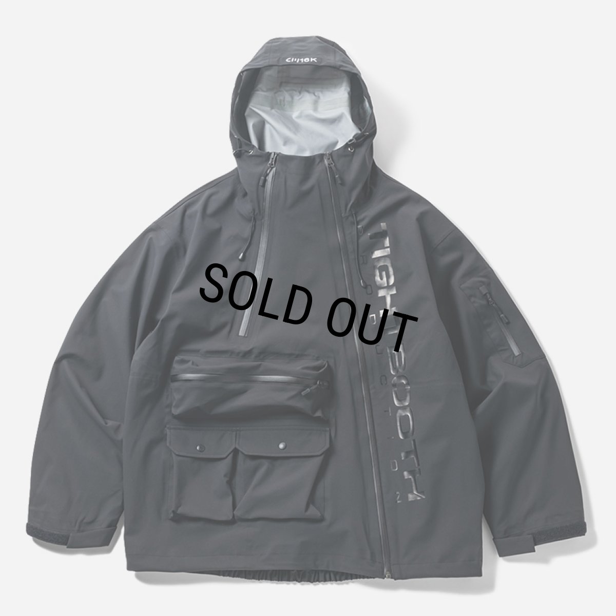 画像1: TIGHTBOOTH/3 LAYER MOUNTAIN PARKA（Black）［3レイヤーマウンテンパーカー-24秋冬］ (1)