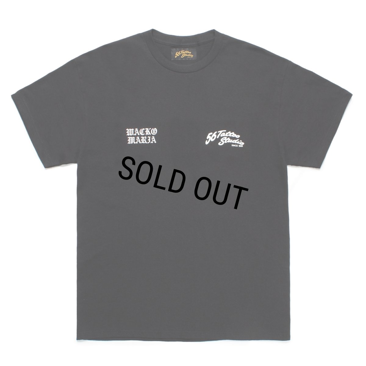 画像2: WACKO MARIA/56 TATTOO STUDIO / T-SHIRT（BLACK）［プリントT-24秋冬］ (2)