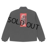BlackEyePatch/HWC LABEL EMBROIDERED DUCK JACKET（BLACK）