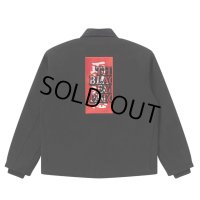 BlackEyePatch/HWC LABEL EMBROIDERED DUCK JACKET（BLACK）