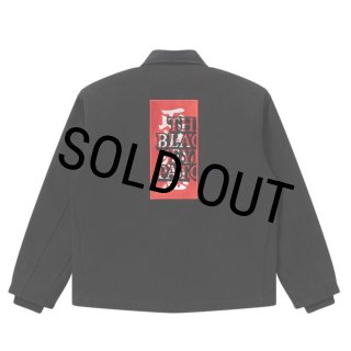 BlackEyePatch/HWC LABEL EMBROIDERED DUCK JACKET（BLACK） - JONAS