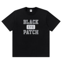 BlackEyePatch/COLLEGE LOGO TEE（BLACK）