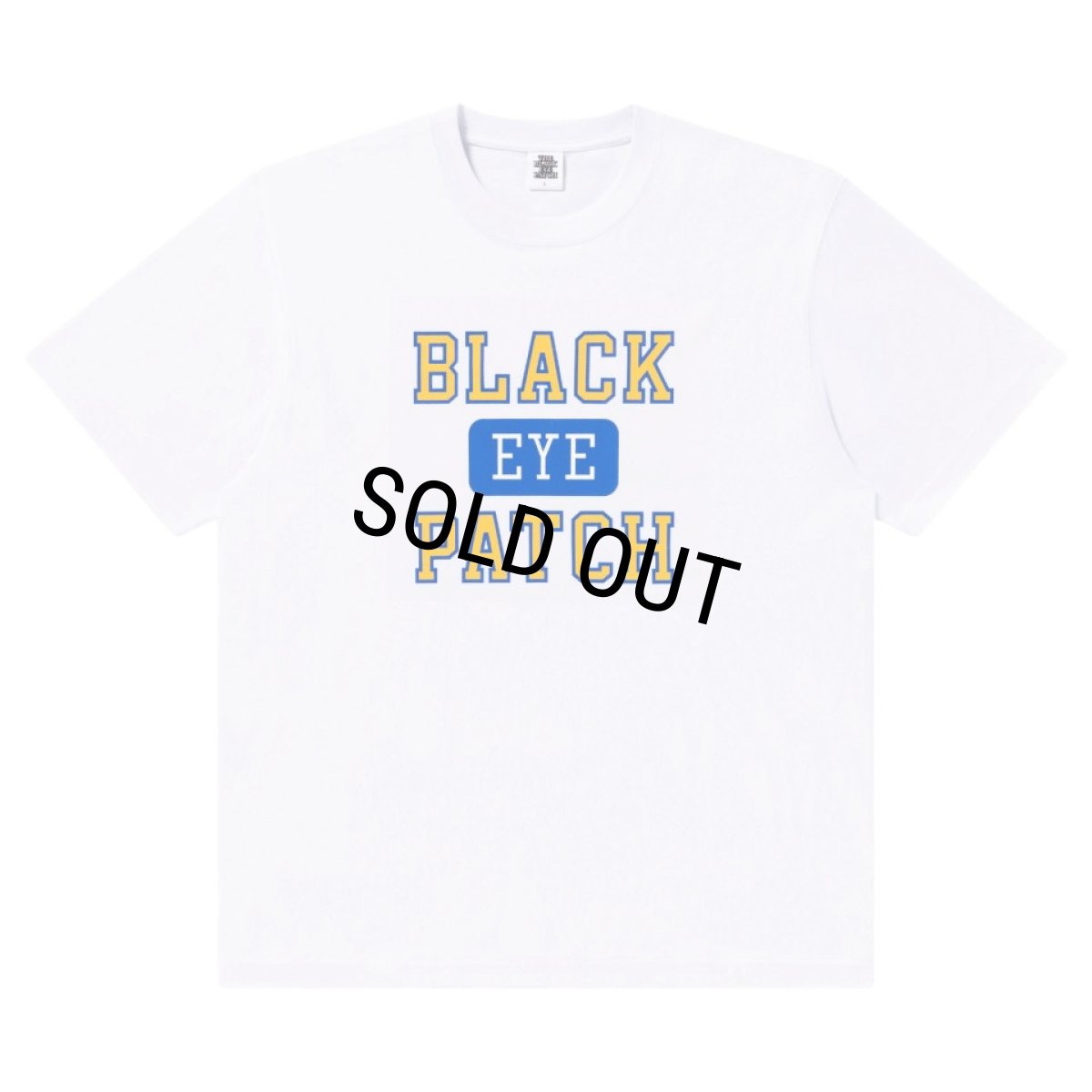 画像1: BlackEyePatch/COLLEGE LOGO TEE（WHITE） (1)