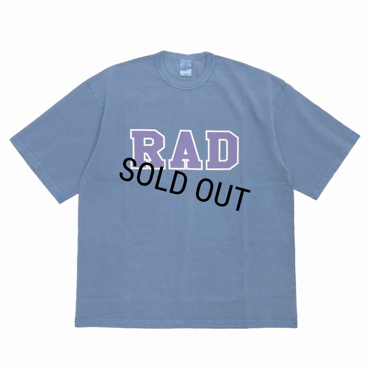 画像1: ROUGH AND RUGGED/RAD TEE（NAVY）［ピグメントT-24秋冬］ (1)