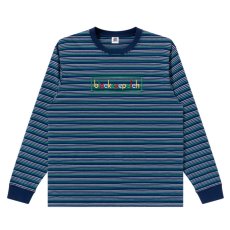 画像1: BlackEyePatch/MULTICOLOR LOGO STRIPED L/S TEE(MULTI) (1)