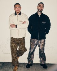 画像3: BlackEyePatch/HWC LABEL EMBROIDERED DUCK JACKET(BLACK) (3)