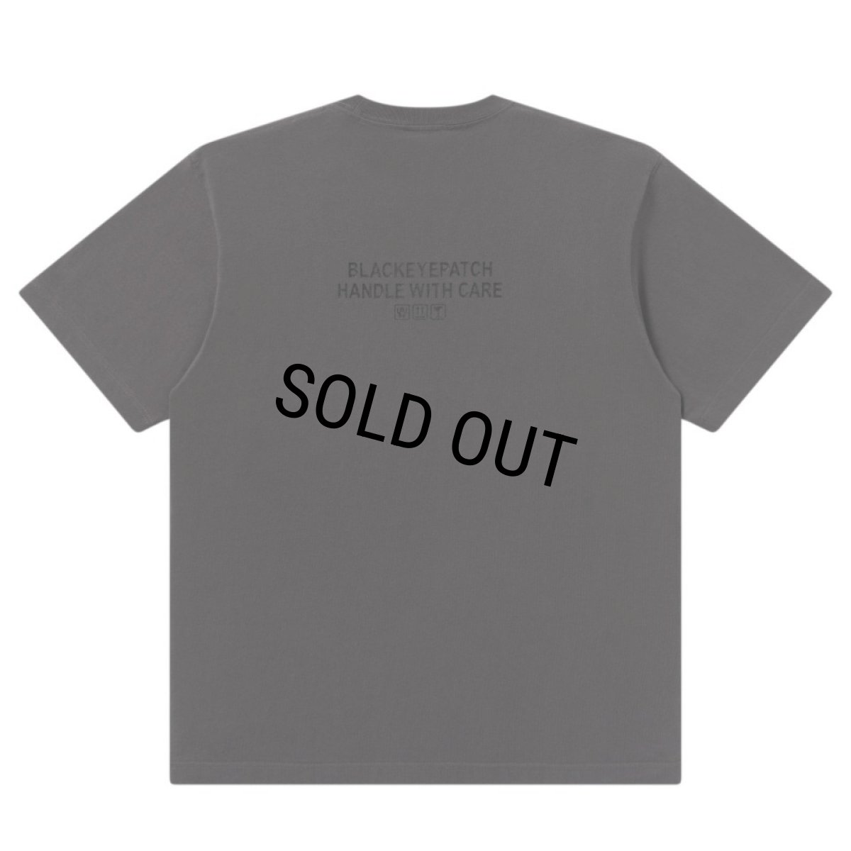 画像2: BlackEyePatch/HANDLE WITH CARE TEE（CHARCOAL） (2)