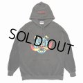 PORKCHOP/MASA SCULP HOODIE A（ASH BLACK）［プルオーバーパーカー-24秋冬］
