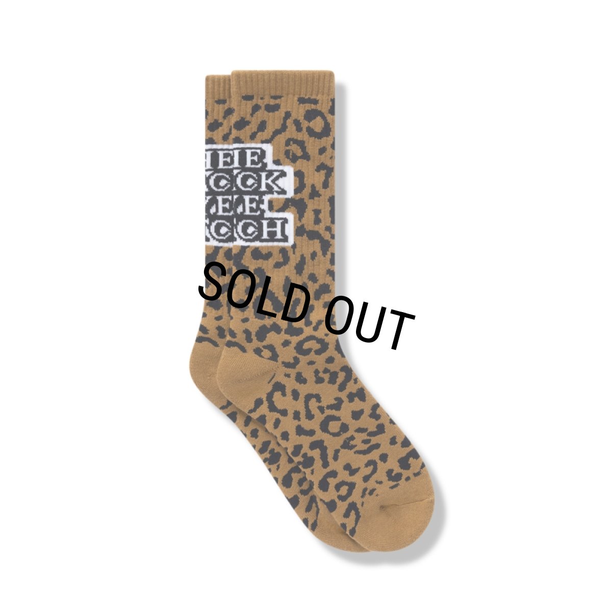 画像2: BlackEyePatch/LEOPARD OG LABEL SOCKS（MULTI） (2)