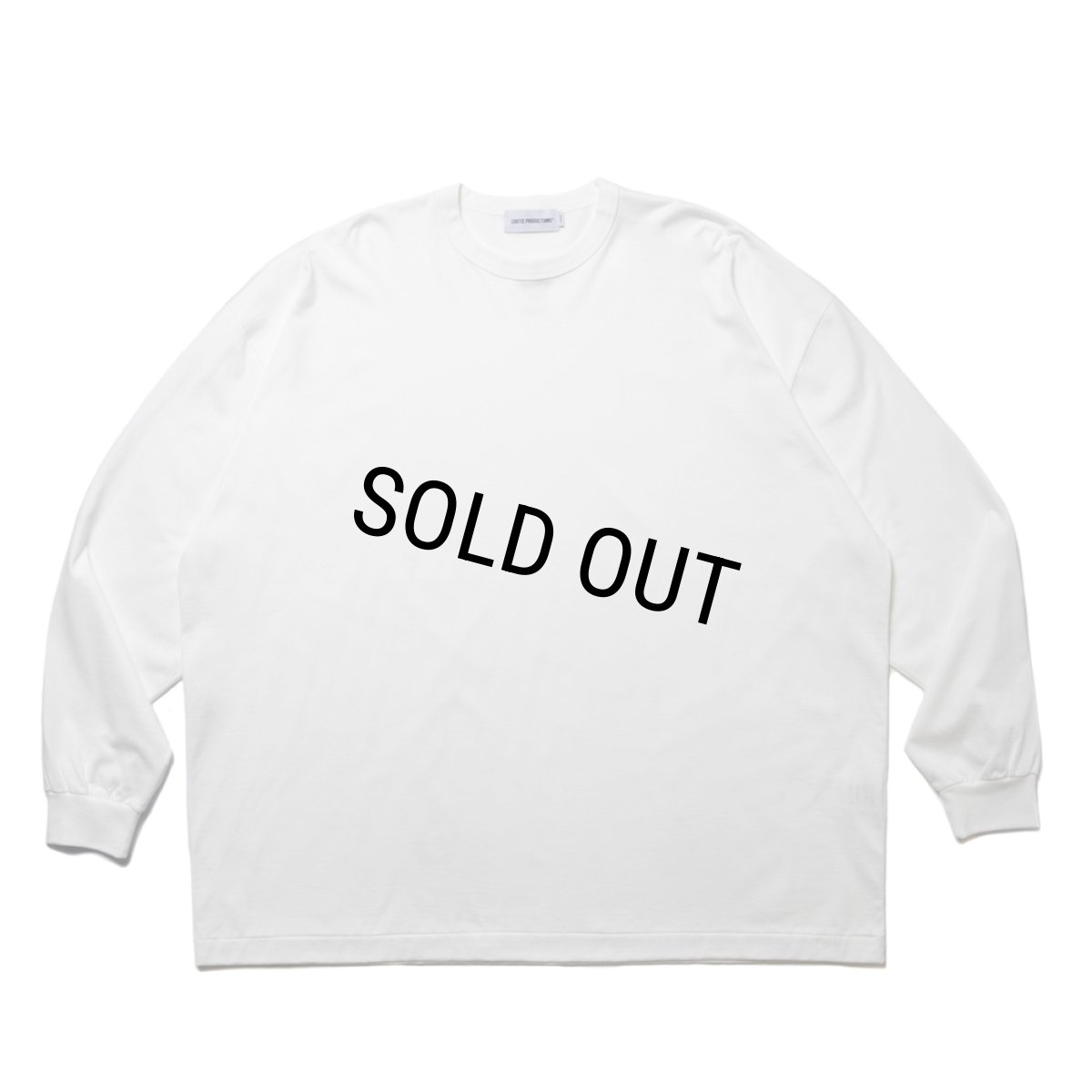 画像2: COOTIE PRODUCTIONS/Oversized L/S Tee（White）［オーバーサイズ長袖T-24秋冬］ (2)