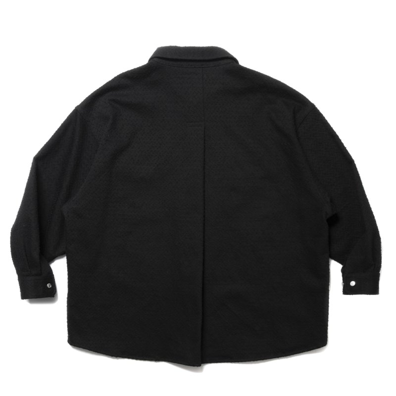 画像2: COOTIE PRODUCTIONS/Needle Punch Twill CPO Jacket（Black）［ニードルパンチツイルCPO JKT-24秋冬］