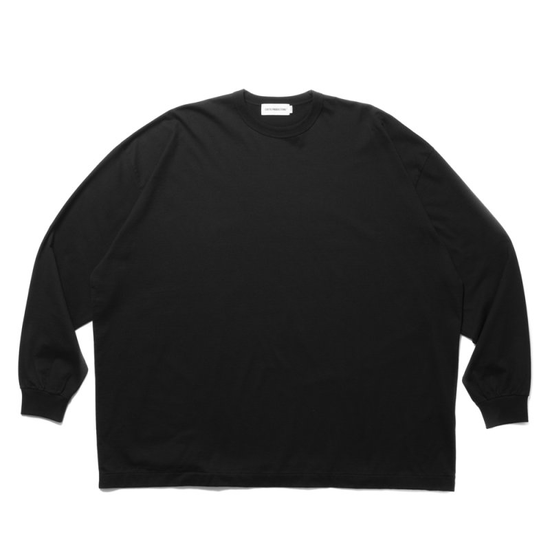 画像1: COOTIE PRODUCTIONS/Oversized L/S Tee（Black）［オーバーサイズ長袖T-24秋冬］