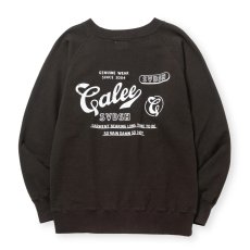 画像1: 【30％OFF】CALEE/60'S LOOP WHEEL RAGLAN CREW NECK SW（VINTAGE BLACK）［クルーネックスウェット-24秋冬］ (1)