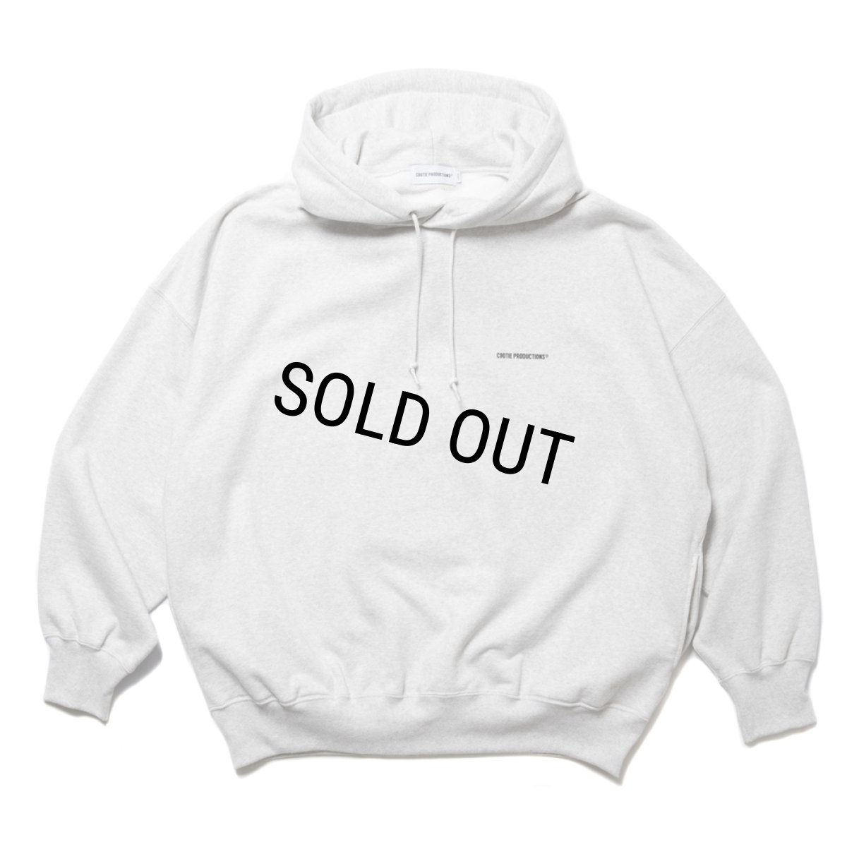 画像1: COOTIE PRODUCTIONS/Open End Yarn Plain Sweat Hoodie（Oatmeal）［スウェットフーディー-24秋冬］ (1)