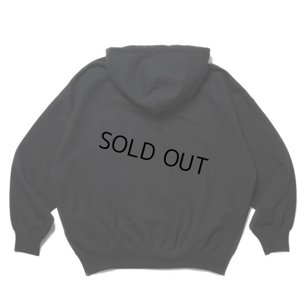 画像2: COOTIE PRODUCTIONS/Open End Yarn Plain Sweat Hoodie（Black）［スウェットフーディー-24秋冬］