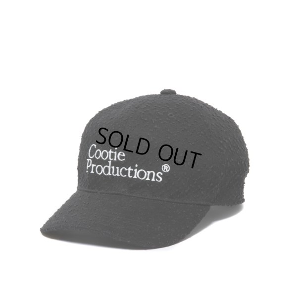 画像2: COOTIE PRODUCTIONS/Needle Punch Twill 6 Panel Cap（Black）［ニードルパンチツイル6パネルキャップ-24秋冬］