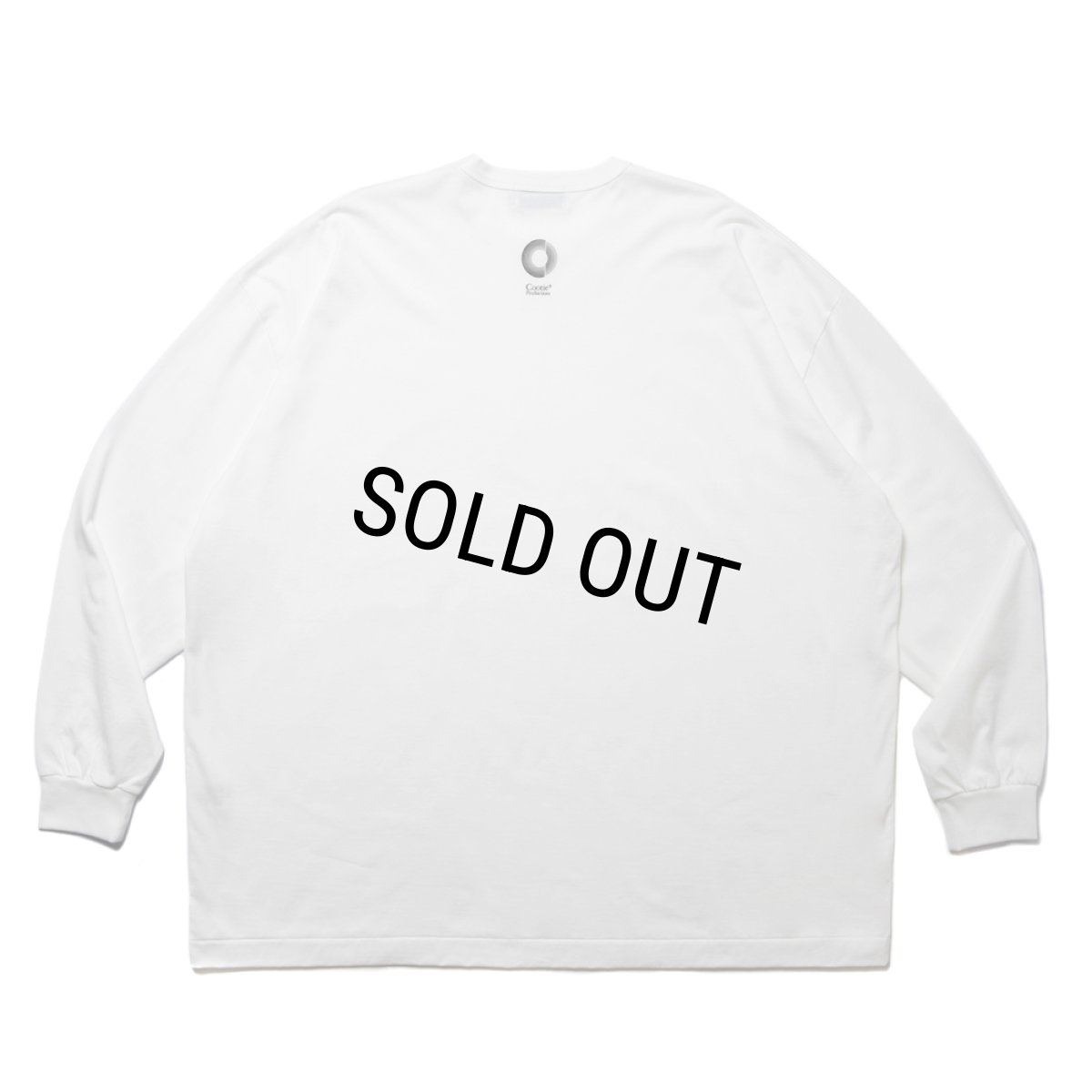 画像1: COOTIE PRODUCTIONS/Oversized L/S Tee（White）［オーバーサイズ長袖T-24秋冬］ (1)