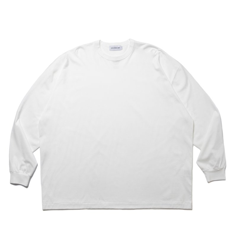 画像1: COOTIE PRODUCTIONS/Oversized L/S Tee（White）［オーバーサイズ長袖T-24秋冬］