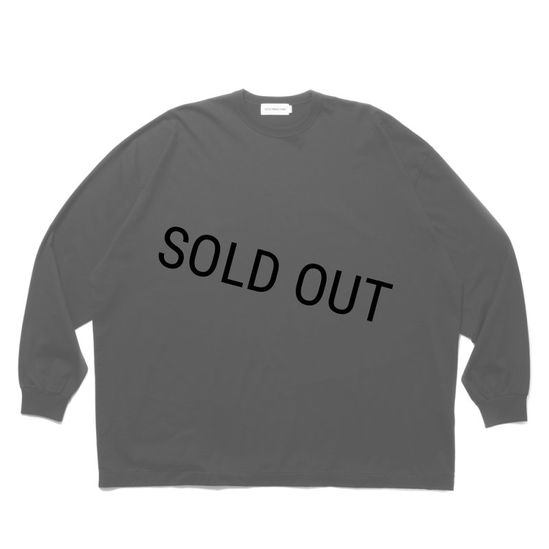 COOTIE PRODUCTIONS/Oversized L/S Tee（Black）［オーバーサイズ長袖T