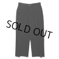 COOTIE PRODUCTIONS/Needle Punch Twill 1 Tuck Trousers（Black）［ニードルパンチツイルワンタックトラウザース-24秋冬］