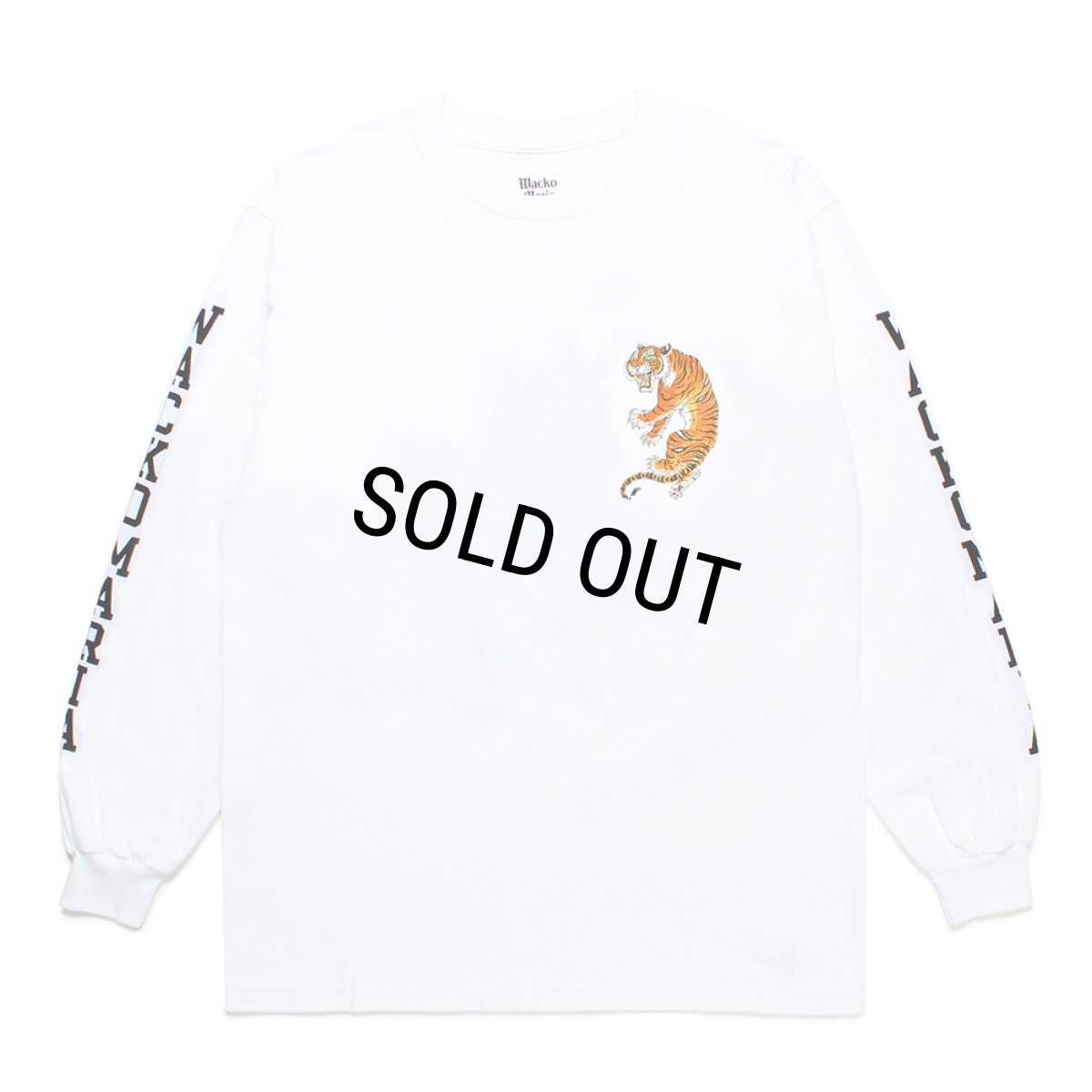 画像1: WACKO MARIA/TIM LEHI / LONG SLEEVE T-SHIRT（WHITE）［プリント長袖T-24秋冬］ (1)