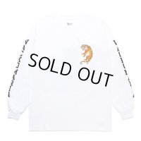 WACKO MARIA/TIM LEHI / LONG SLEEVE T-SHIRT（WHITE）［プリント長袖T-24秋冬］