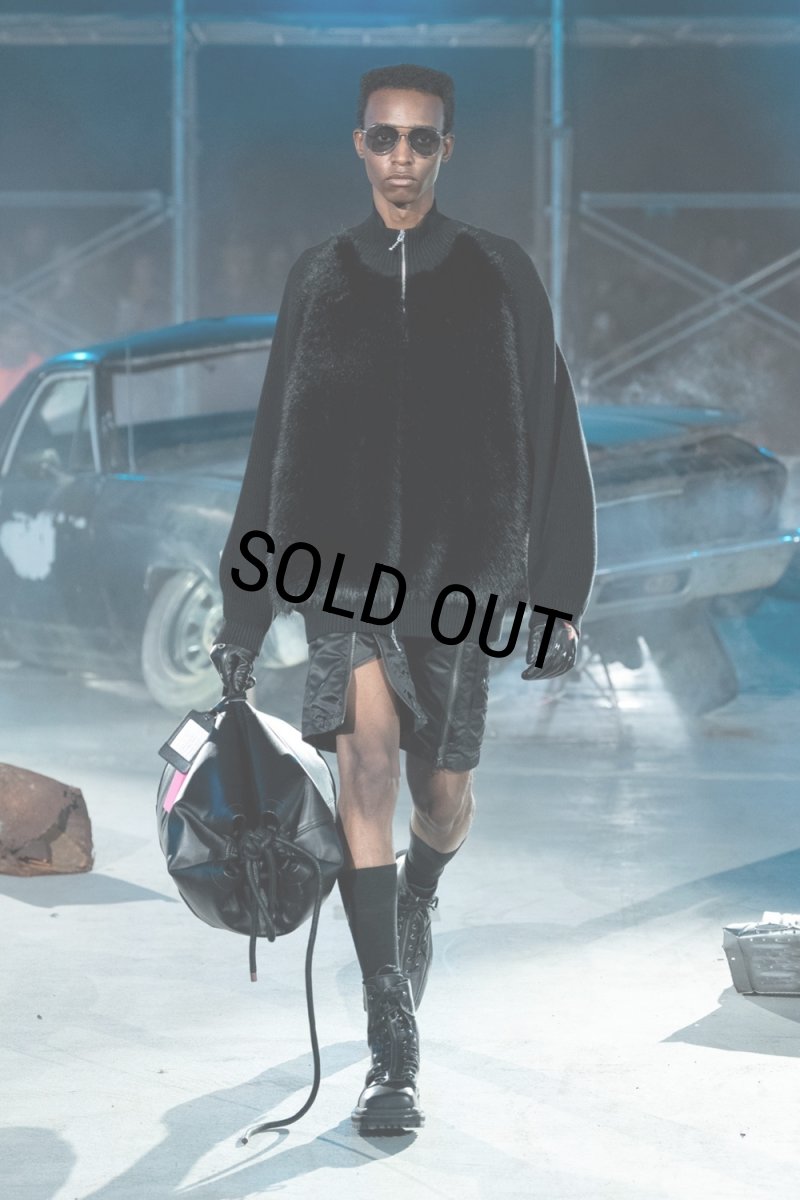 画像5: 【30%OFF】DAIRIKU/"Bear" Drivers Knit（Black）［ドライバーズニット-24秋冬］ (5)