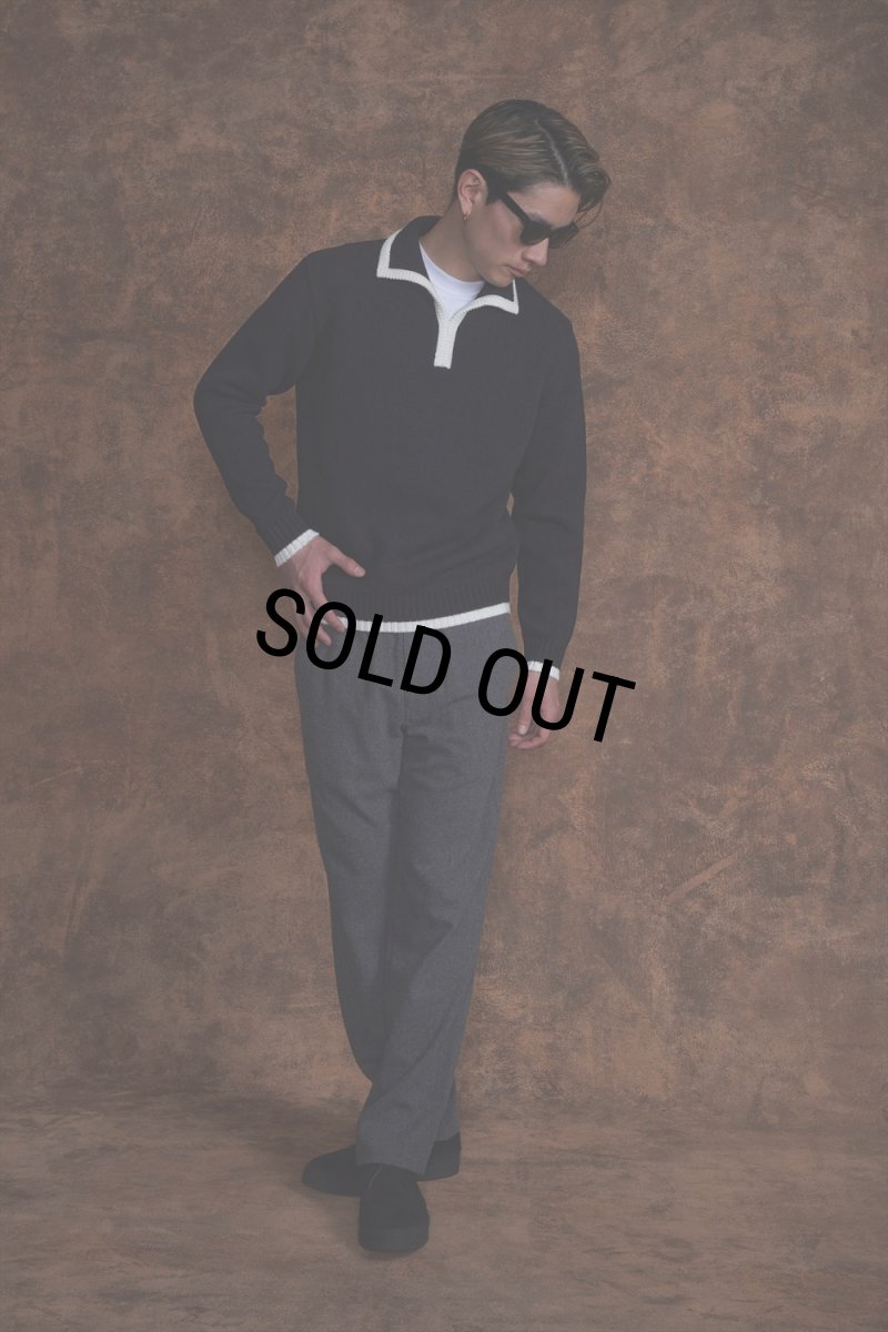 画像7: RATS/PULLOVER KNIT（BLACK）［プルオーバーニット-24秋冬］ (7)