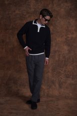 画像7: RATS/PULLOVER KNIT（BLACK）［プルオーバーニット-24秋冬］ (7)