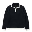 RATS/PULLOVER KNIT（BLACK）［プルオーバーニット-24秋冬］ - JONAS