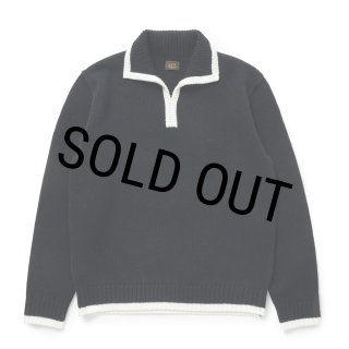 RATS/PULLOVER KNIT（BLACK）［プルオーバーニット-24秋冬］ - JONAS