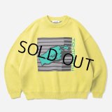 TIGHTBOOTH/KEYBOARD KNIT SWEATER（Neon）［ニットセーター-24秋冬］