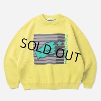 TIGHTBOOTH/KEYBOARD KNIT SWEATER（Neon）［ニットセーター-24秋冬］