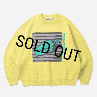 TIGHTBOOTH/KEYBOARD KNIT SWEATER（Neon）［ニットセーター-24秋冬