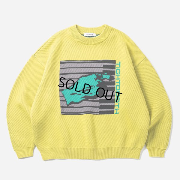 画像1: TIGHTBOOTH/KEYBOARD KNIT SWEATER（Neon）［ニットセーター-24秋冬］