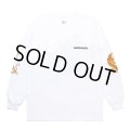 WACKO MARIA/TIM LEHI / LONG SLEEVE T-SHIRT（WHITE）［プリント長袖T-24秋冬］