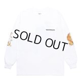 WACKO MARIA/TIM LEHI / LONG SLEEVE T-SHIRT（WHITE）［プリント長袖T-24秋冬］