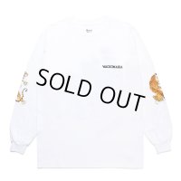 WACKO MARIA/TIM LEHI / LONG SLEEVE T-SHIRT（WHITE）［プリント長袖T-24秋冬］