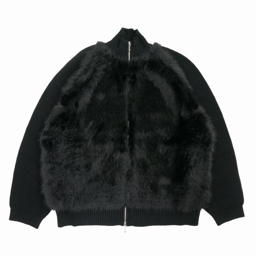 他の写真1: 【30%OFF】DAIRIKU/"Bear" Drivers Knit（Black）［ドライバーズニット-24秋冬］