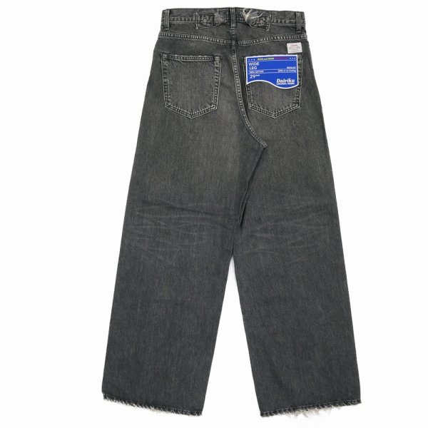 画像2: DAIRIKU/"Wide" Vintage Denim Pants（Black）［"ワイド"ヴィンテージデニムパンツ-25春夏］
